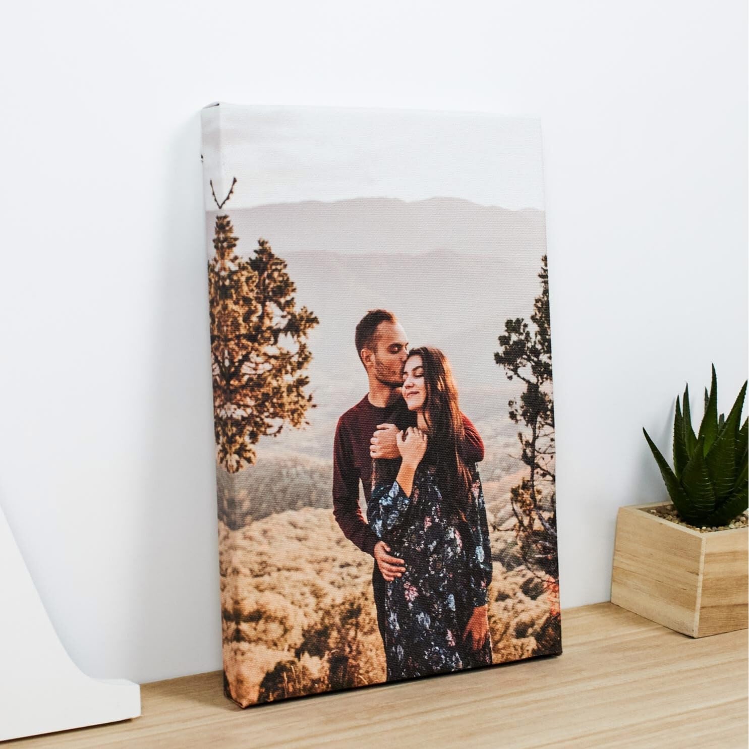 CUAC REVOLUTION Cuadro personalizado con tu foto. Impresión en foto lienzo sobre bastidor de madera de pino. Foto en formato 4:3 y con bastidor (90x60cm)
