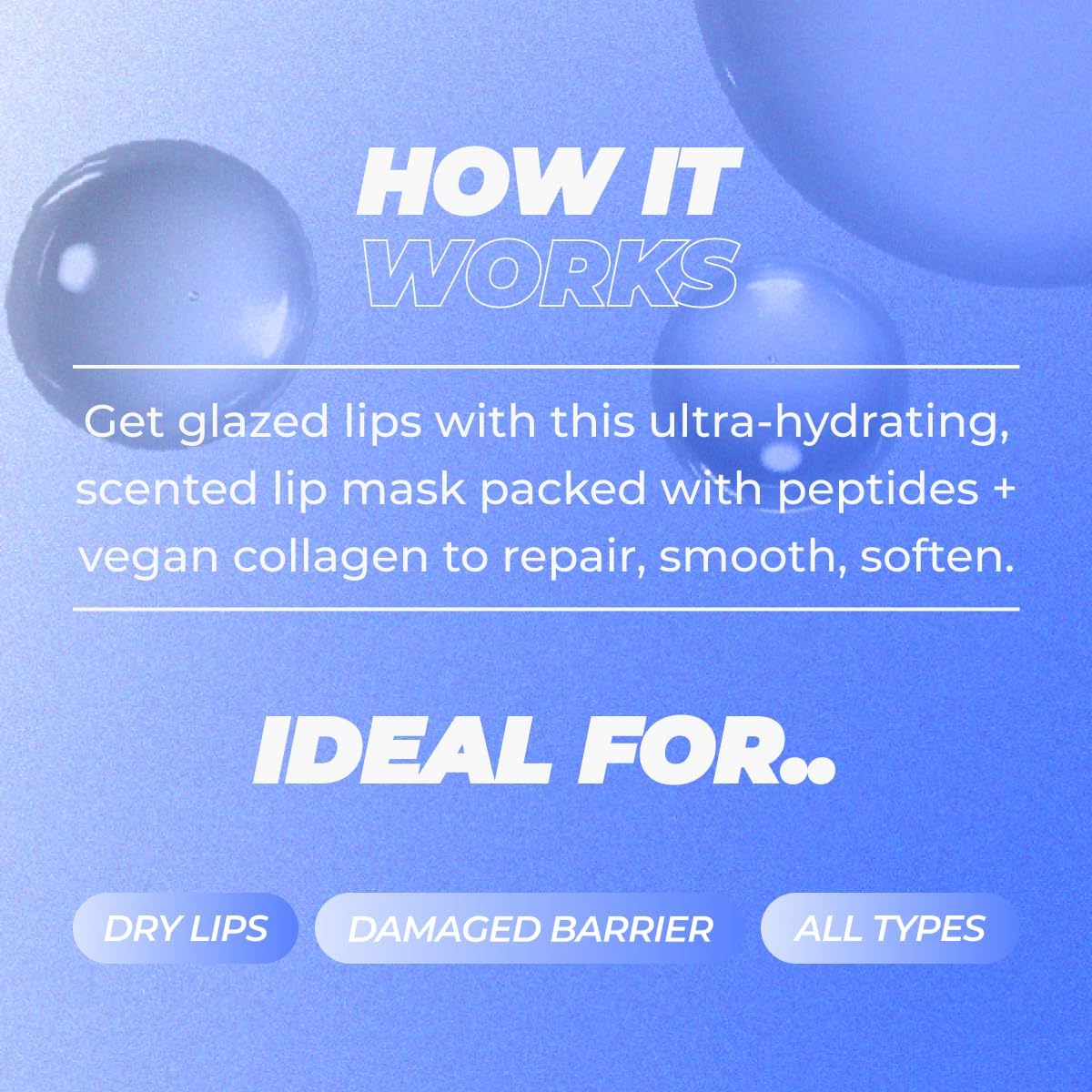 Vitamasques Lip Mask, 3-Pack -Birthday Cake Collagen Lip Mask Sheets, Repair for Dry & Chapped Lips - Nourishing & Hydrating - Vegan & Cruelty-Free Korean Skin Care - Image 7