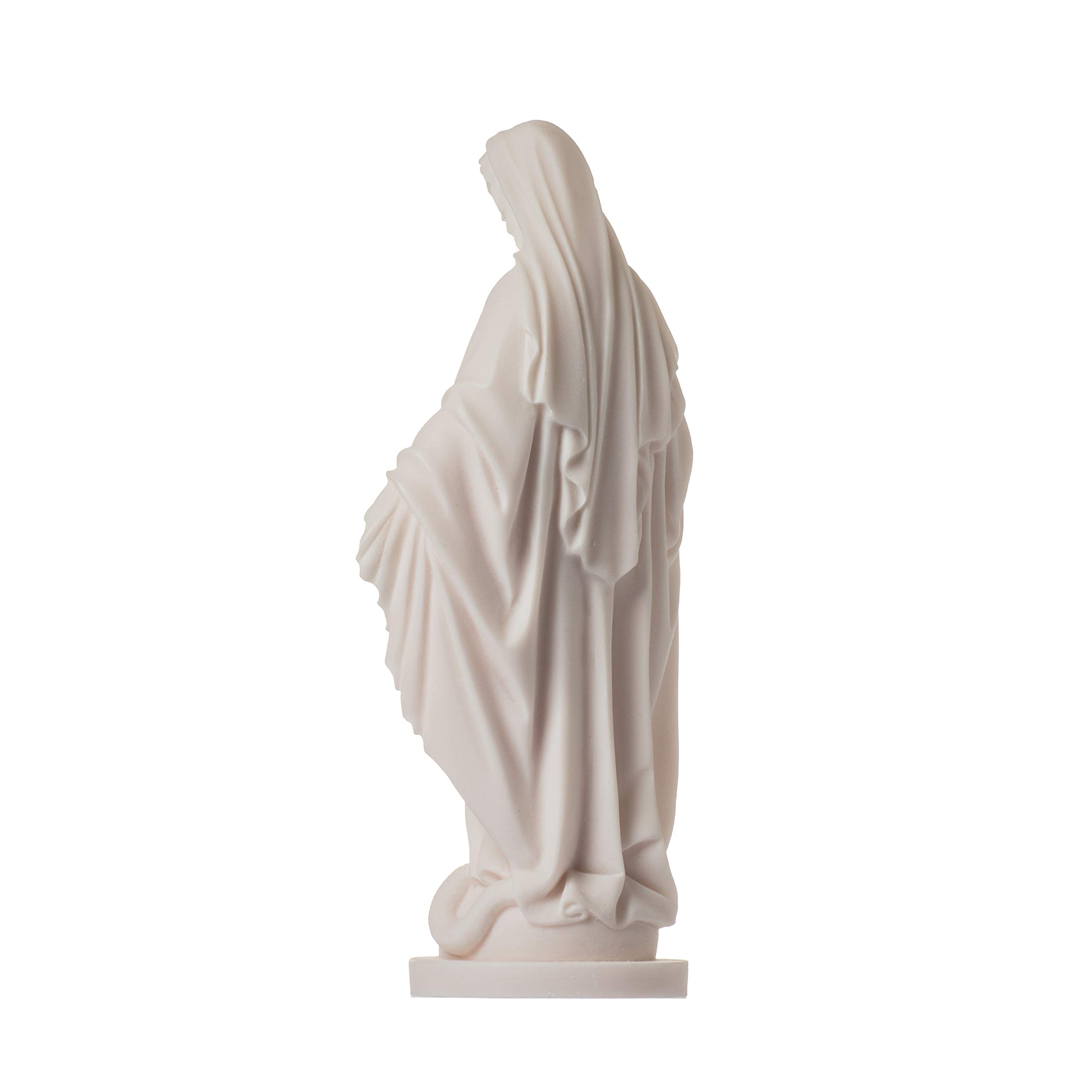 BeautifulGreekStatues Jungfrau Maria Statue Madonna Alabaster 22,9 cm