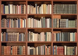 LYWYGG 10x8FT Photo Vinyl Photography Background Office Backdrop Library Backdrop Book Backdrop Bookshelf Backdrop Vintage Bookcase Magic Books Ancient Library Photo Studio Background CP-49-1008