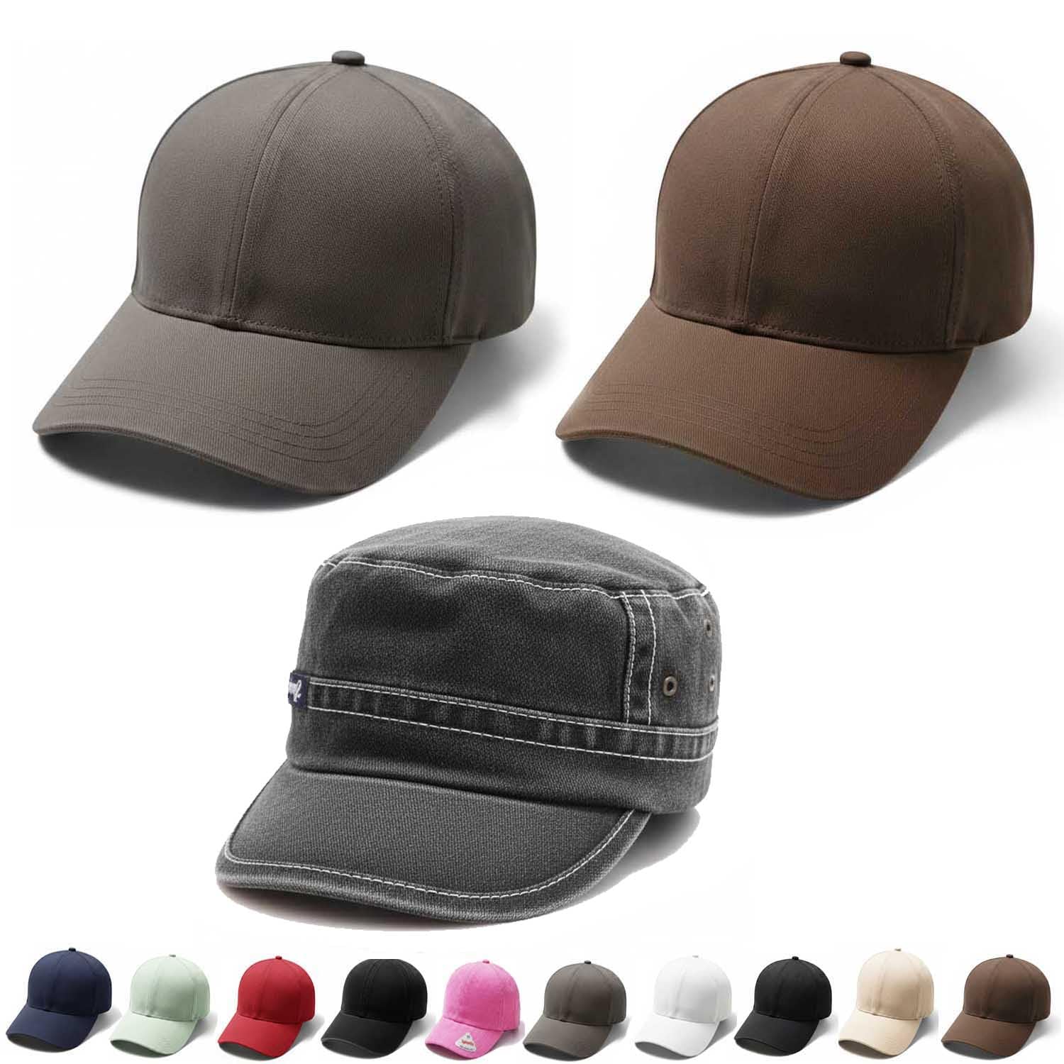 sai praseeda Cotton Unisex Baseball Plain Caps for Men and Women | Adjustable Size |Casual Headwear for Daily Use and Outdoor Wear-picture-55