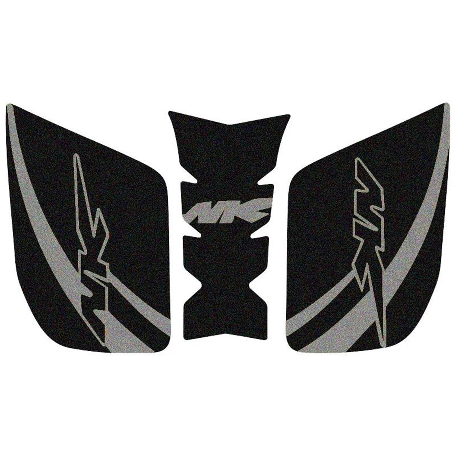 Motorcycle Anti Slip Tank Pad Sticker Gas Knee Grip Traction Side Decal Protector for CFMOTO 250NK NK400 NK650(Titanium)