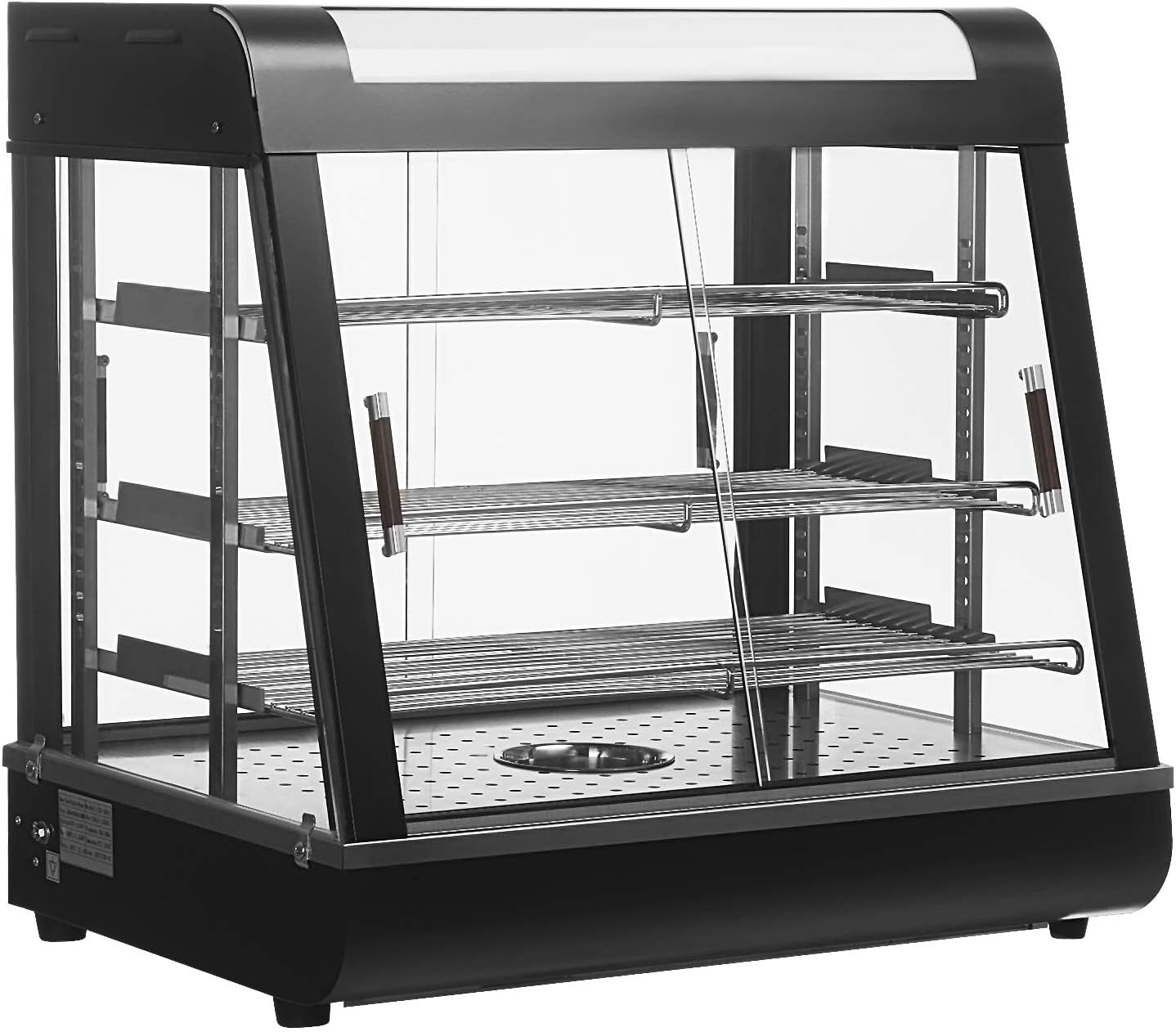 Whalefall 3Tier Food Warmers Countertop, 27" Commercial Warm for Food Pizza Warmer