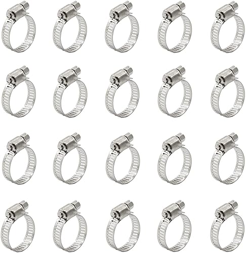 Miniatura 17 de 20 abrazaderas de cable, abrazaderas ajustables de acero inoxidable 304 para conductos, abrazadera de tubo, abrazadera de conducto de aire