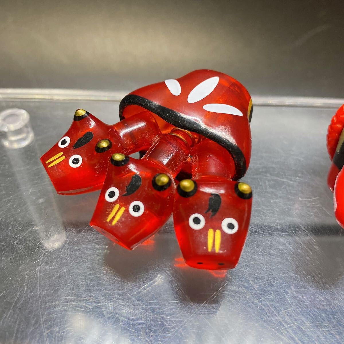Amazon.co.jp: 神獣ベコたち ガチャ ガチャ 赤べこ マスコット ソフビ