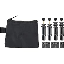 Adjustable Auto-Stop Tire Deflator Valve Kit 10-30 PSI Screw-on 4PCS Tyre Air Down Tool for Offroad 4x4 Vehicle Accessories