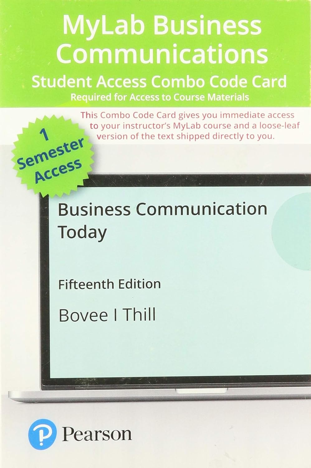 Business Communication Today MyLab Business Communication with