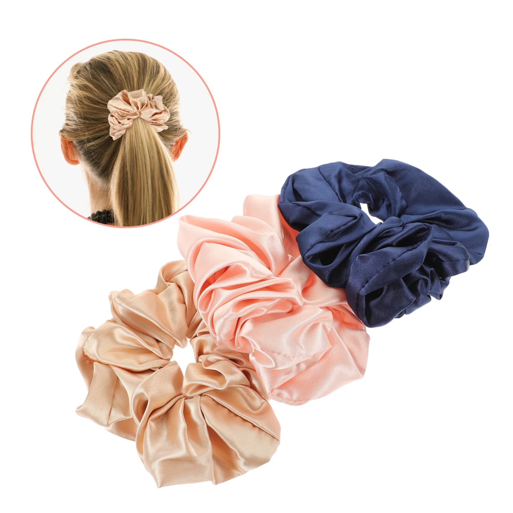 FRCOLOR Juego de 15 bandas elásticas para el pelo, accesorios para el cuidado del cabello, cinta elástica para el pelo, cinta elástica para el pelo, cinta para el pelo, círculo de tela