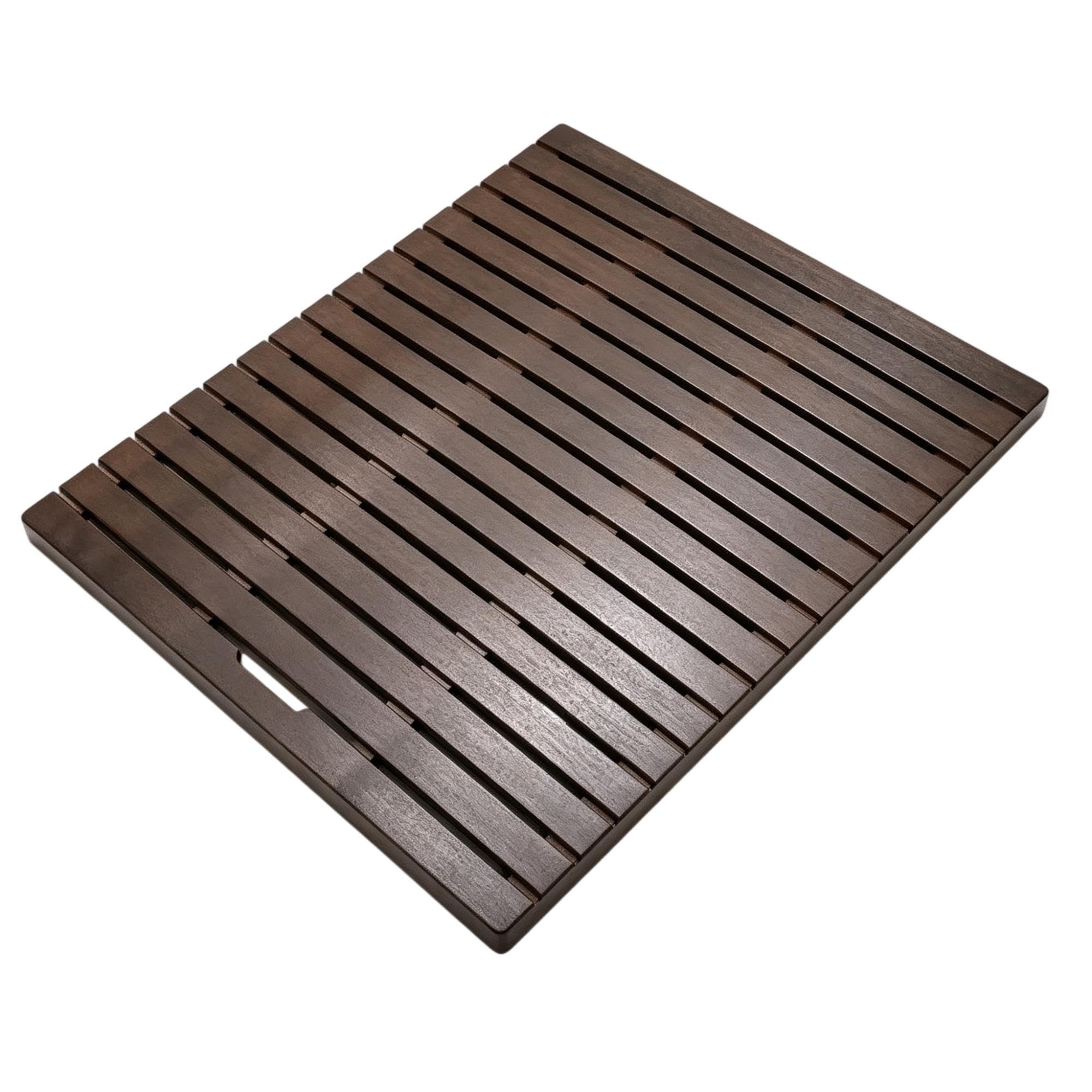 Duschvorleger Holz, Baderost Badewanne rutschfest Dusche