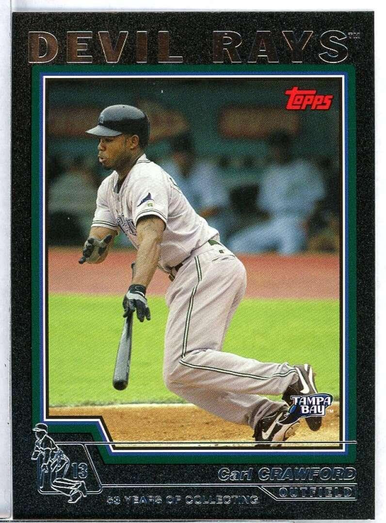 Carl Crawford Card 2004 Topps #497 - Slabbed Baseball Cards