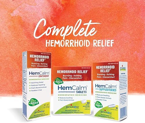Miniatura 7 de Boiron HemCalm - Tabletas para aliviar el dolor, picazón, hinchazón o malestar, 120 unidades (paquete de 1)