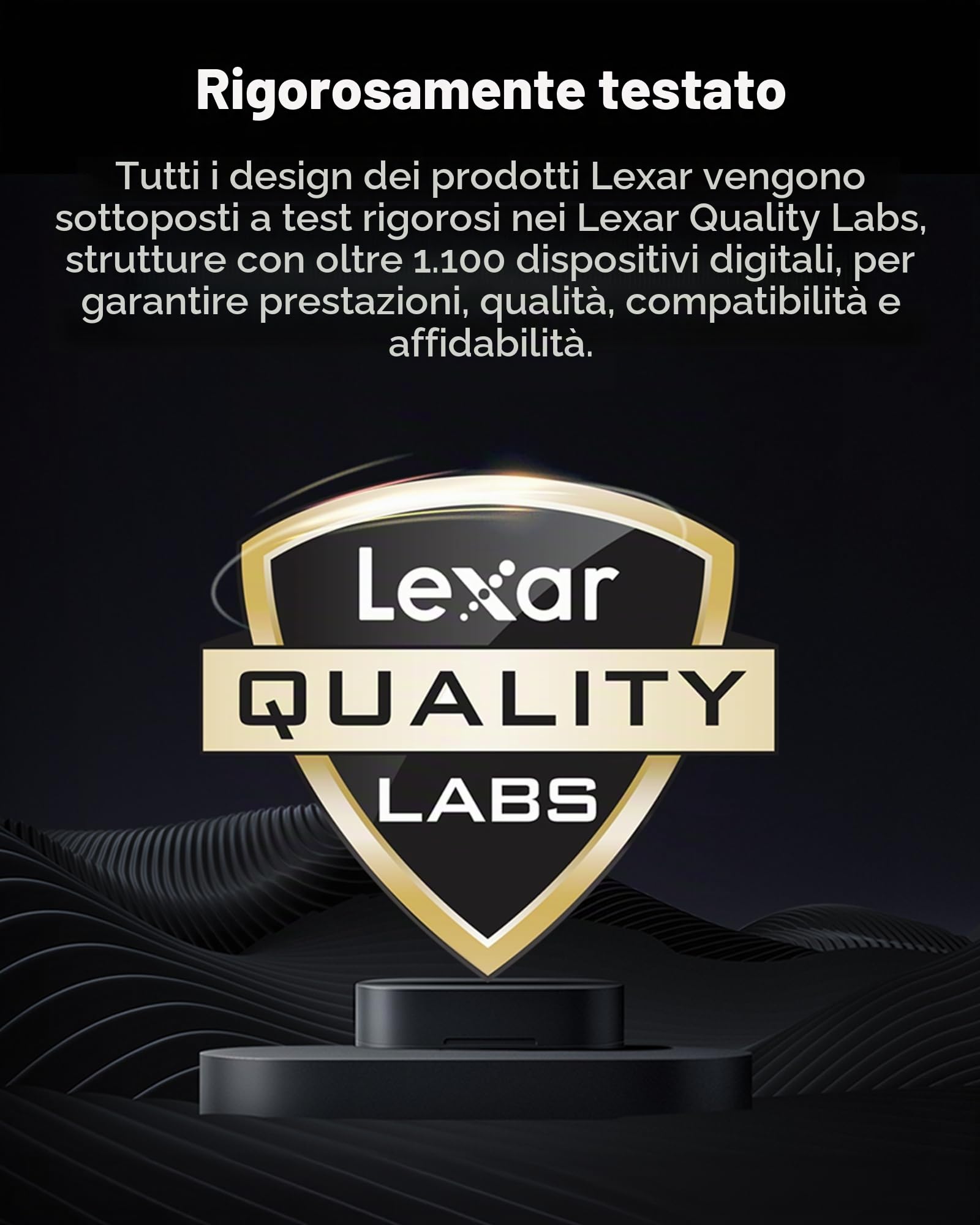Lexar Lettore a doppia fessura Professional con connettore USB-C per schede SD e microSD UHS-I, nero
