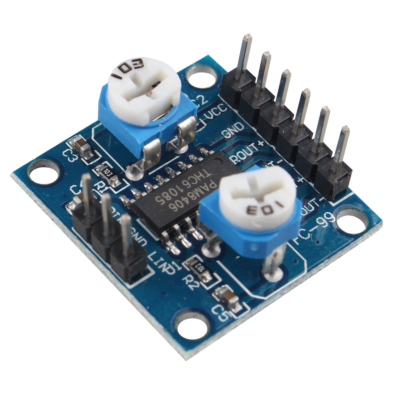 Buy HALJIA PAM8406 Digital Power Amplifier Board With Volume ...