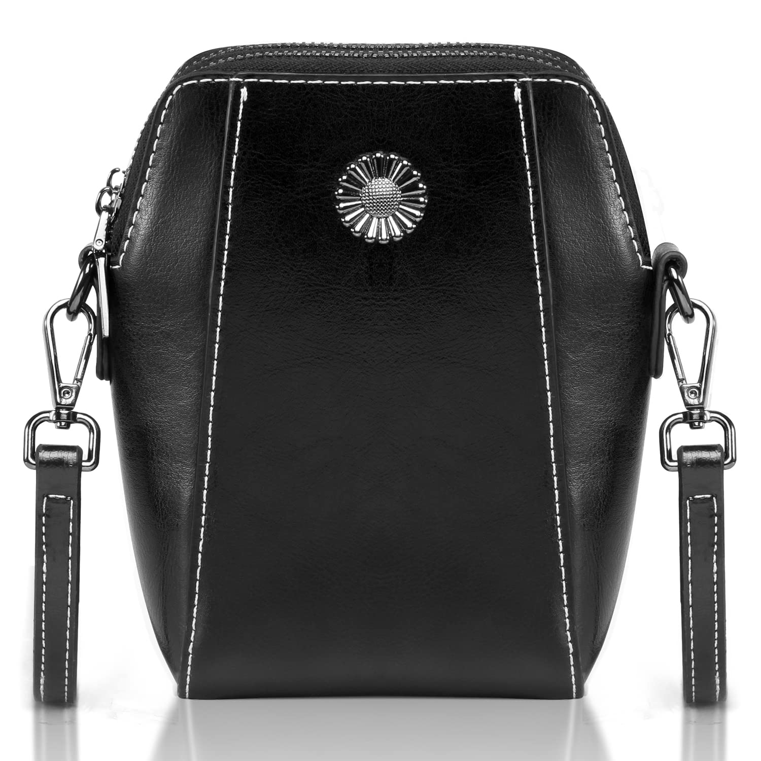 Designer Small Leather Crossbody Purse Soft Shoulder Handbag for Women Gift