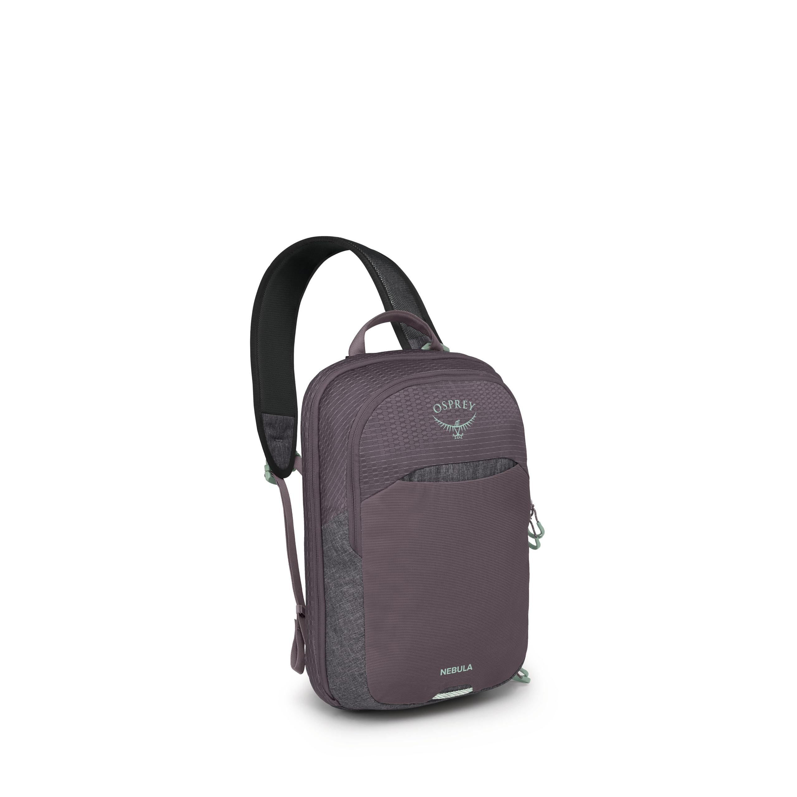 Osprey Nebula Shoulder Sling Bag - Crossbody Backpack with Laptop Sleeve and Bottle Pocket, Graphite Purple Heather