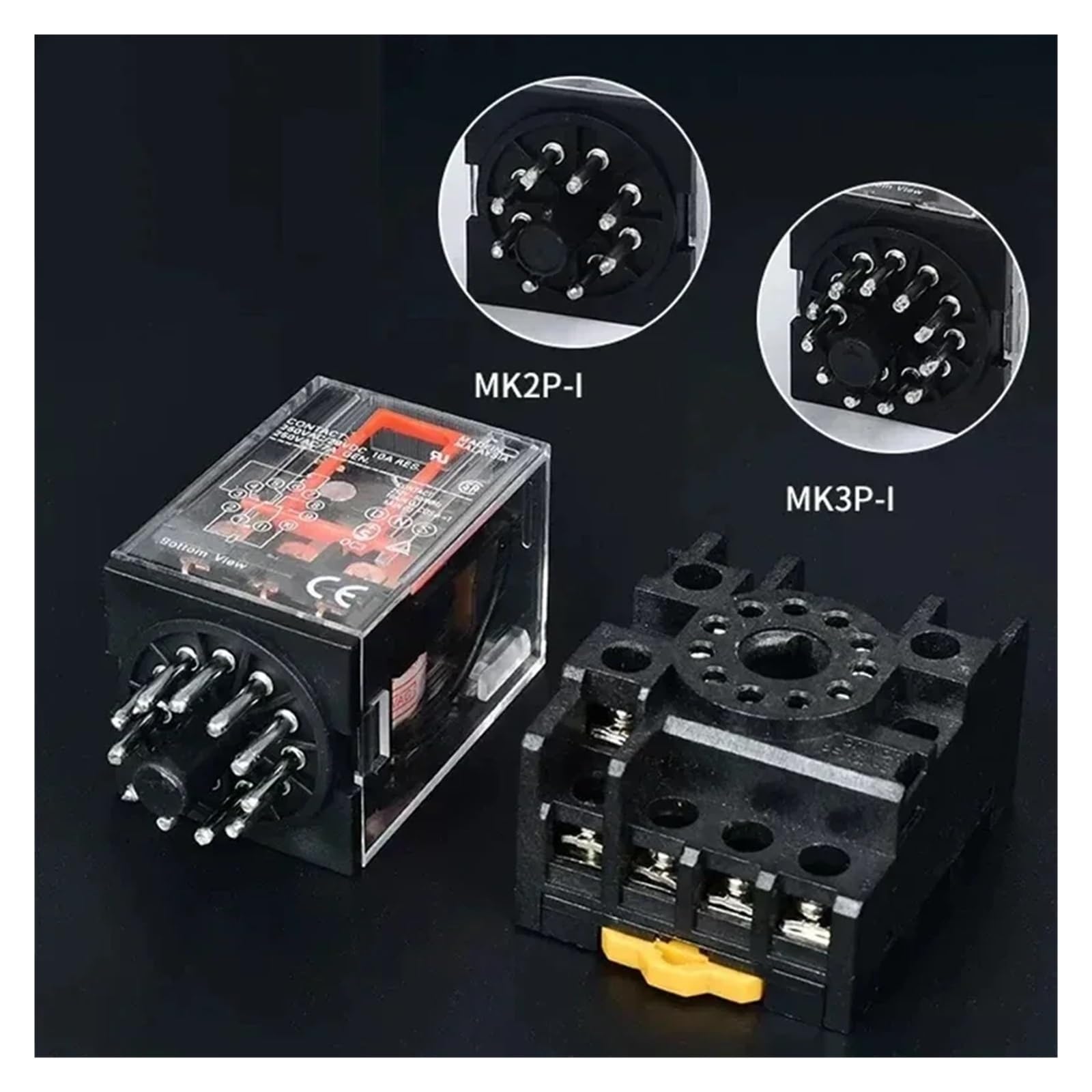 220v Relay Relay OMRON MK2P-I MK2P MK2 AC 12V AC 8 Pin 10A 250VAC And ...