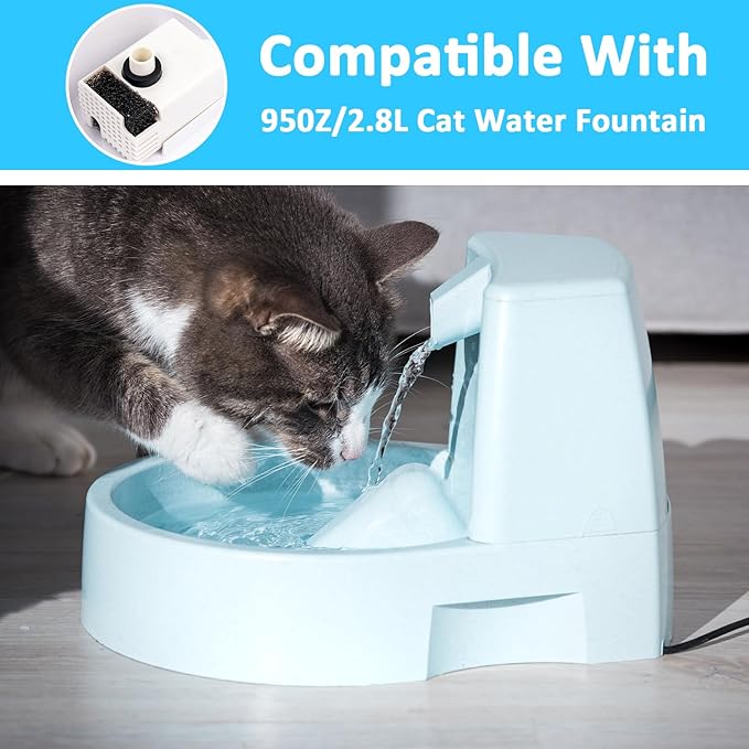 20 Filtros de Esponja para Fuente de Agua para Gatos miniatura 6
