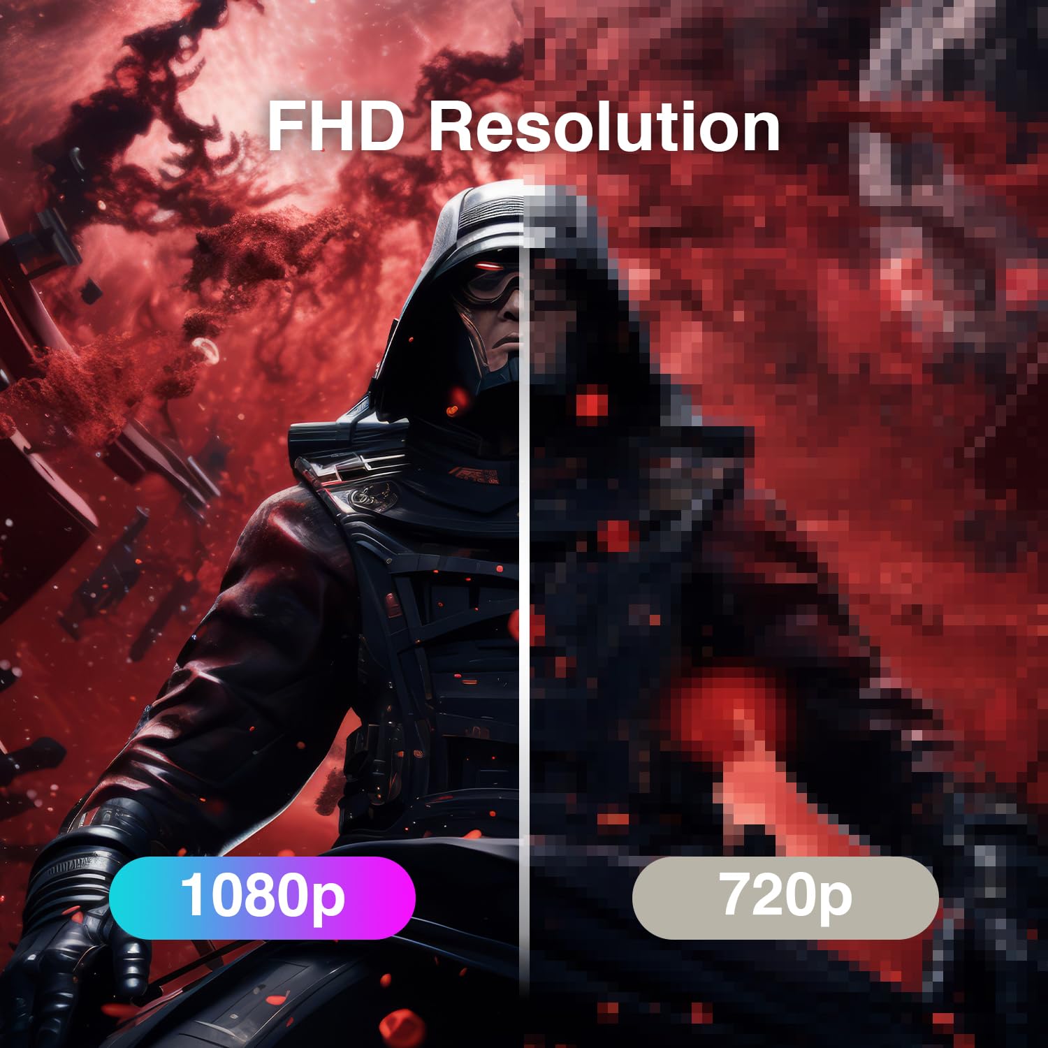 FeuVision Monitor para juegos de 25 pulgadas 300Hz, FHD 1920 x 1080p, panel IPS, tiempo de respuesta de 1 ms, sincronización adaptativa, monitor de computadora de PC, sin marco de 3 lados, ultra