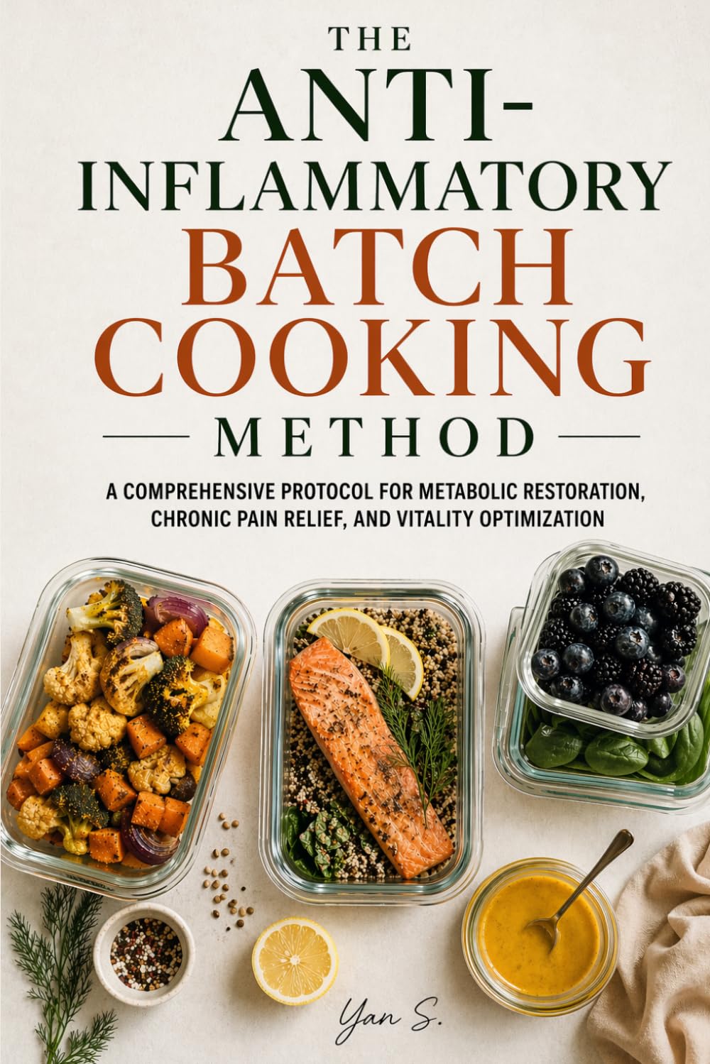 THE ANTI-INFLAMMATORY BATCH COOKING METHOD: A Comprehensive Protocol for Metabolic Restoration, Chronic Pain Relief, and Vitality Optimization