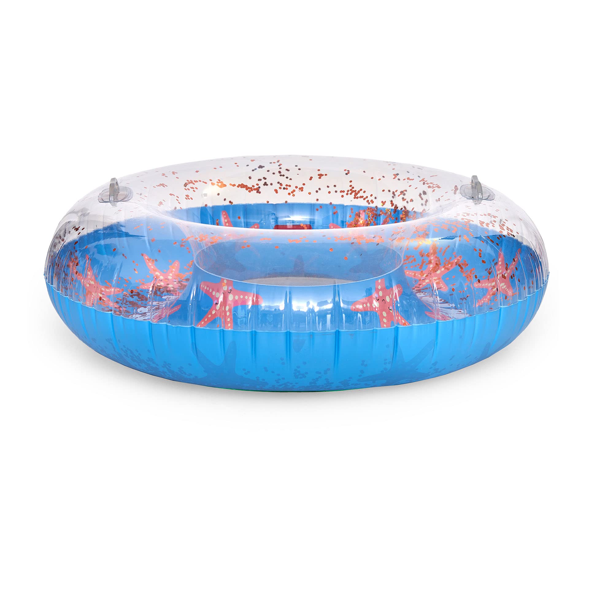 Legami - Donut Gonflable pour Piscine, Maxi Donut pour Garçons et Adultes, Accessoire Gonflable Mer Plage, Soutient Jusqu'à 80 Kg, Donut en Forme de Bouée, Diamètre 102 cm, Daisy
