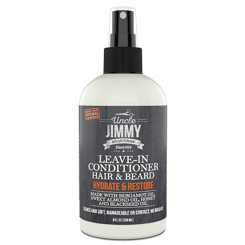 Uncle Jimmy Products Leave-In Conditioner 8 Fl Oz