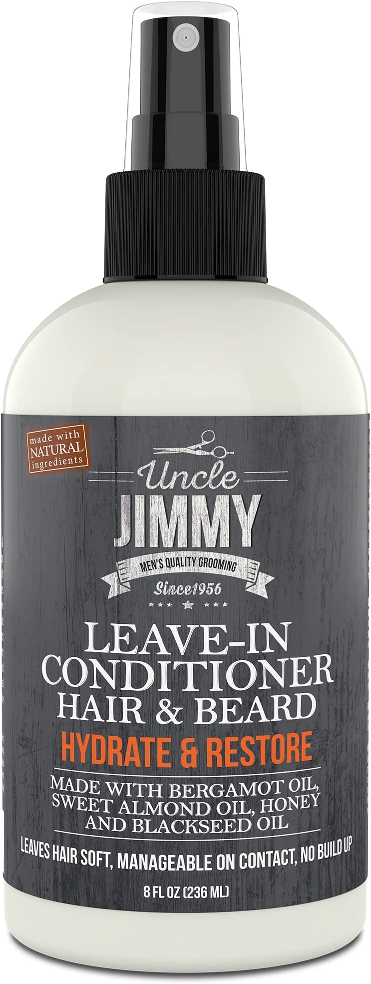 Products Leave-In Conditioner for Healthy Beard Growth, Softening Hair, Hydrating Skin, and Eliminating Dandruff - 8 Fl Oz