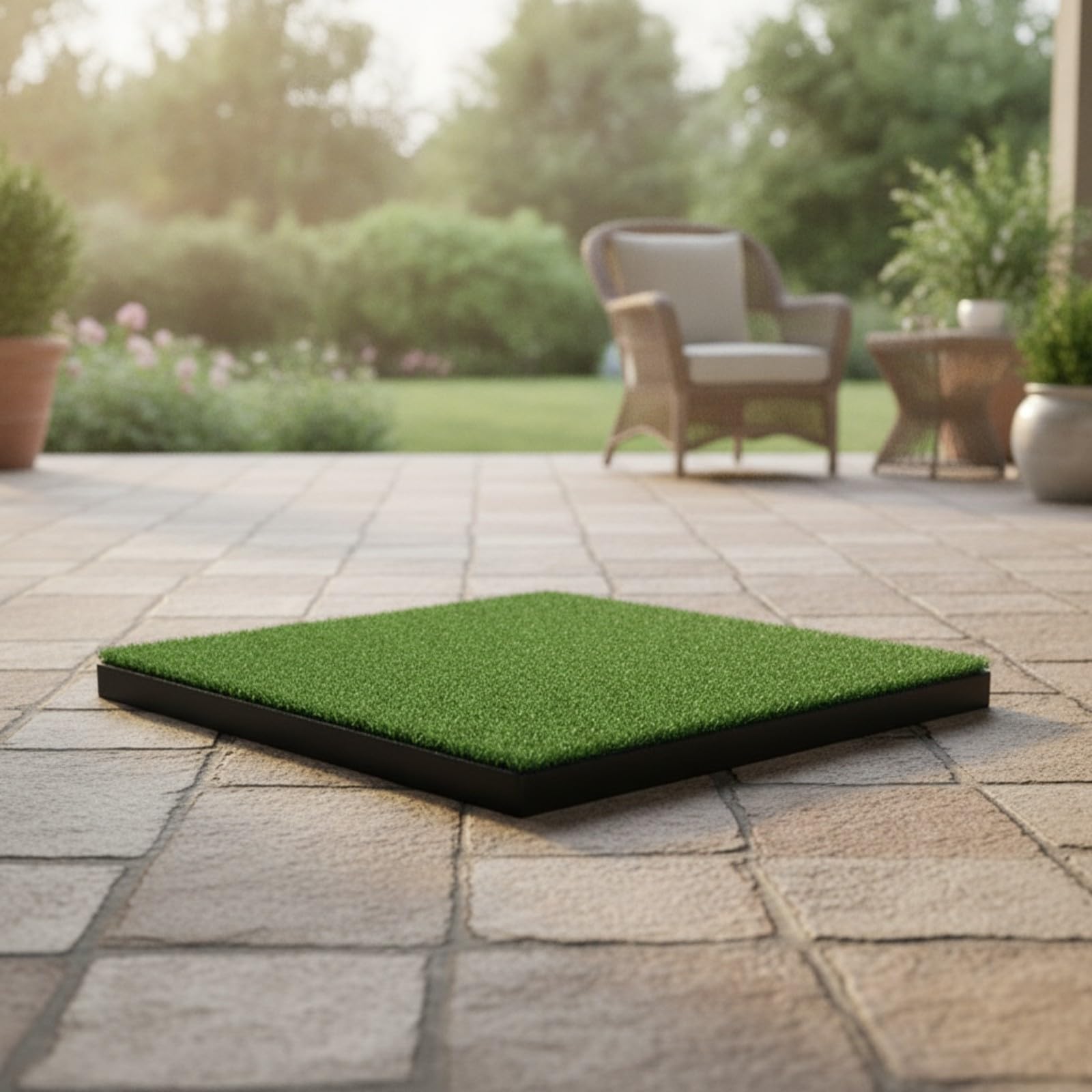 predolo Alfombra Césped Artificial para Golf | Amortiguado, Tape Golf con Base EVA, Antislizan, para Jardín, Inriores