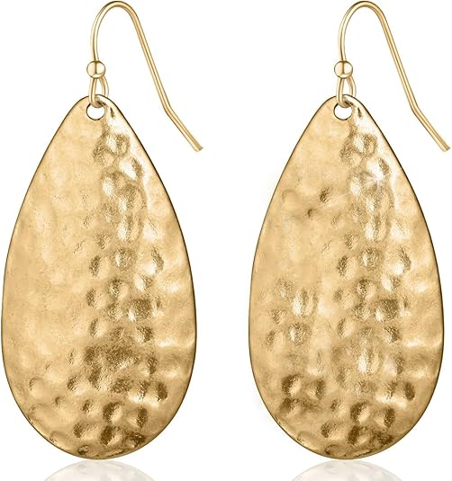 Humble Chic NY Hammered Teardrop