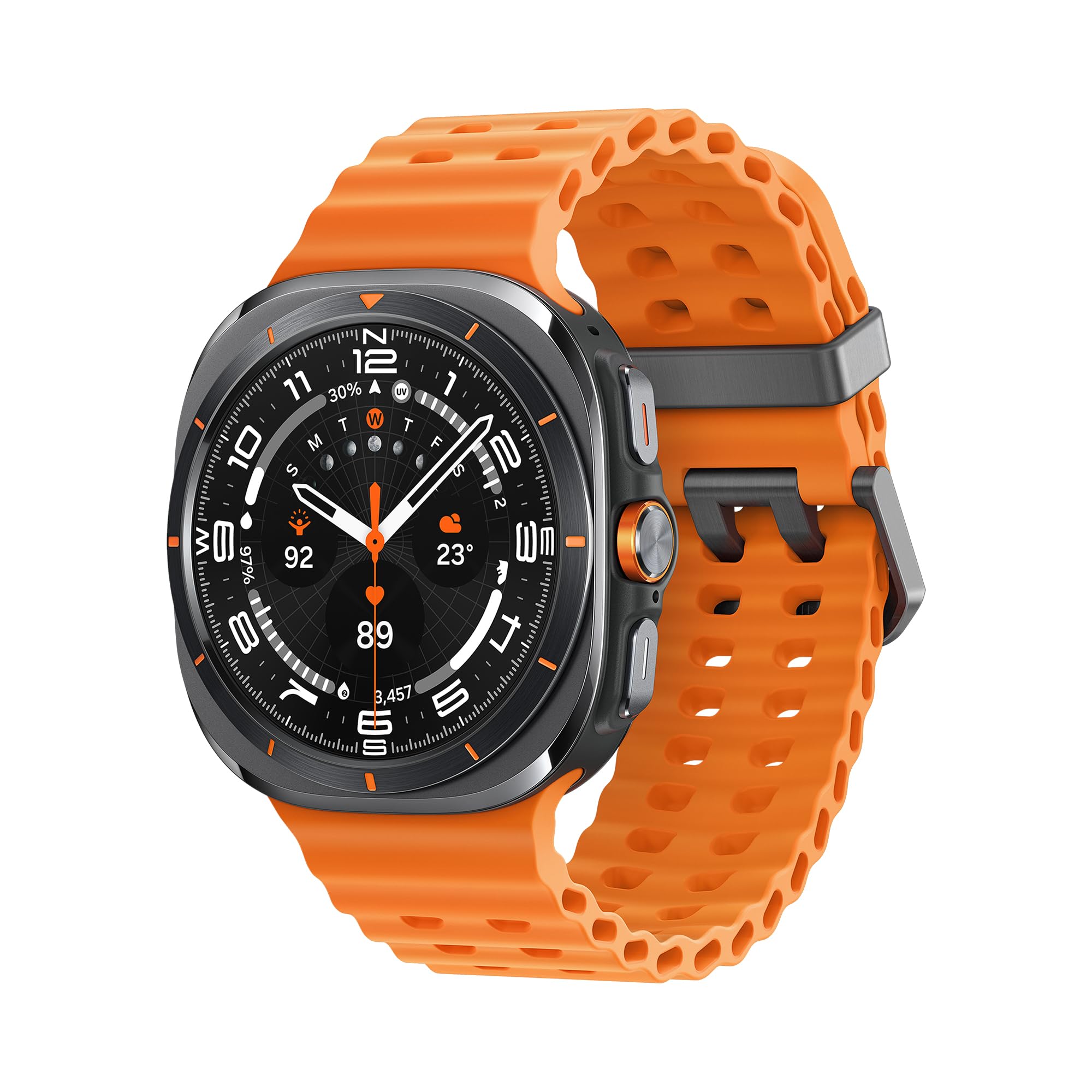 Samsung Galaxy Watch Ultra 2025 (Titanium Gray, LTE, 47mm) Smartwatch Galaxy AI, Design Resistente agli Urti, Batteria a Lunga Durata, Cassa in Titanio di Grado Aerospaziale [Versione Italiana]