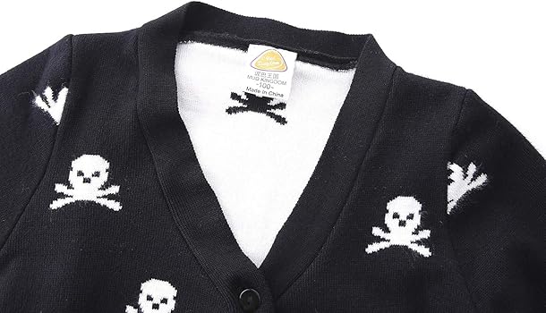 Amazon.com: Mud Kingdom Toddler Boy Halloween Cardigan V-Neck