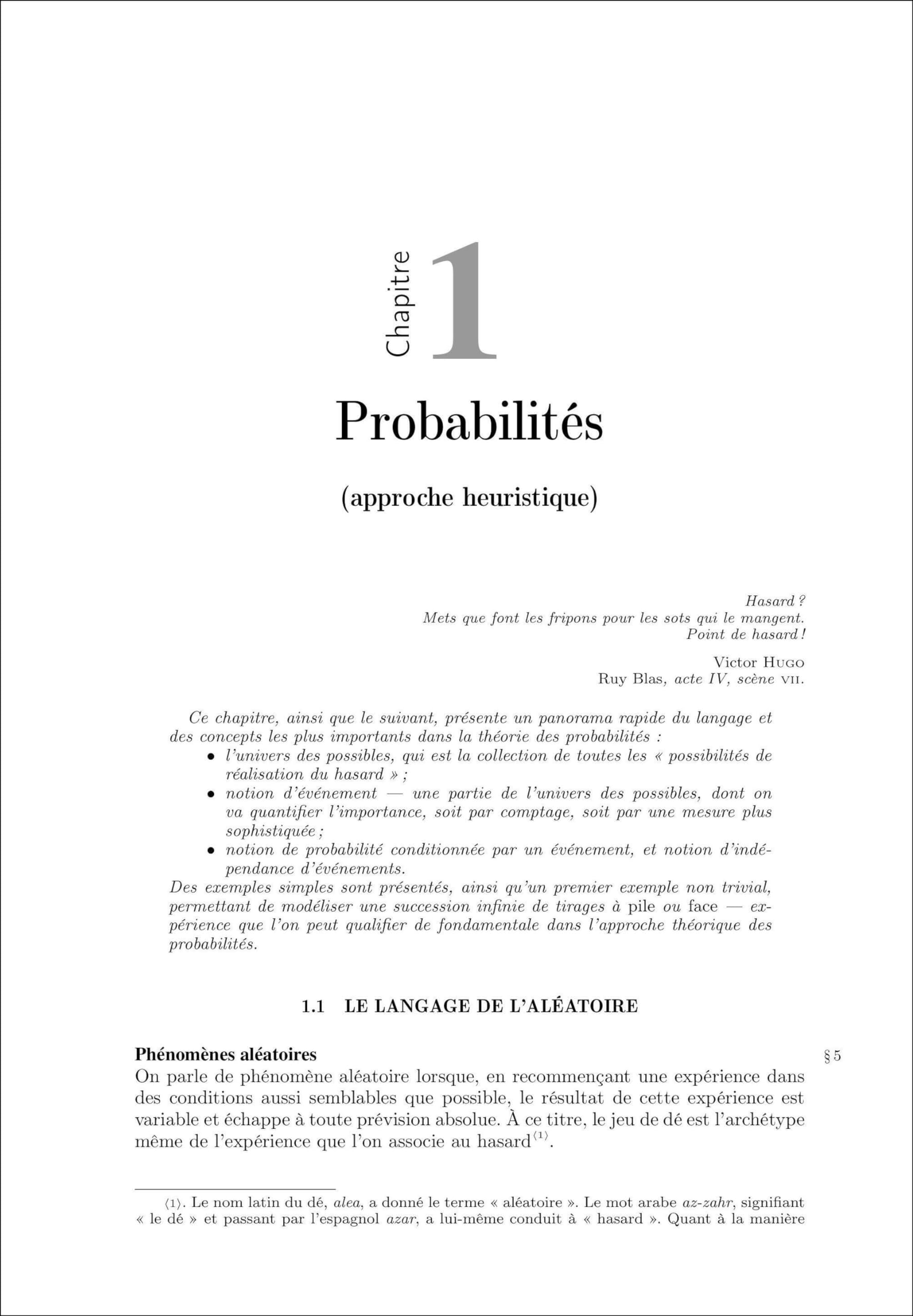 Probabilités pour les non-probabilistes