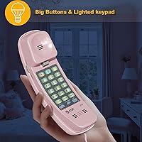 Vista 37 de Teléfono con cable AT&T 688 pies, Negro