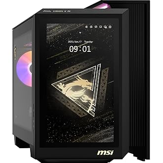 [2025] MSI MEG Vision X AI 2NVZ9-045US (Intel Core Ultra 9 285K, 64GB DDR5 RAM, 16TB WD NVMe SSD, NVIDIA GeForce RTX 5090, Windows 11 Pro) Gaming Desktop PC