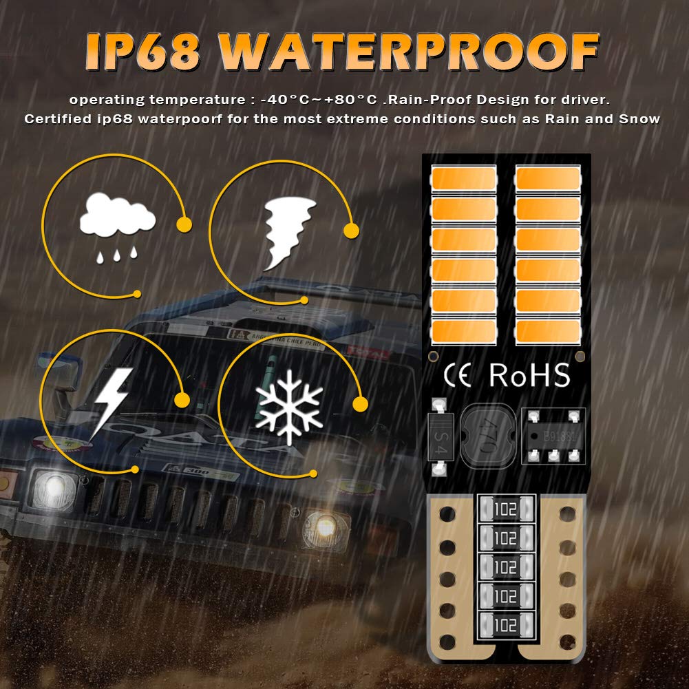 KATUR Lot De 2 Ampoules LED , Blanc, 800 Lumens 5 W, Sans