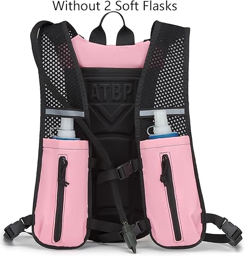 Miniatura 2 de ATBP Chaleco de hidratación para correr, mochila táctica de 3 litros, bolsa de mochila para ciclismo, maratón, senderismo, mochila para hombres y