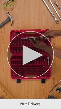 DRT セット 232-Piece Ultimate Screwdriver Bit Set, Cr-V Impact Driver