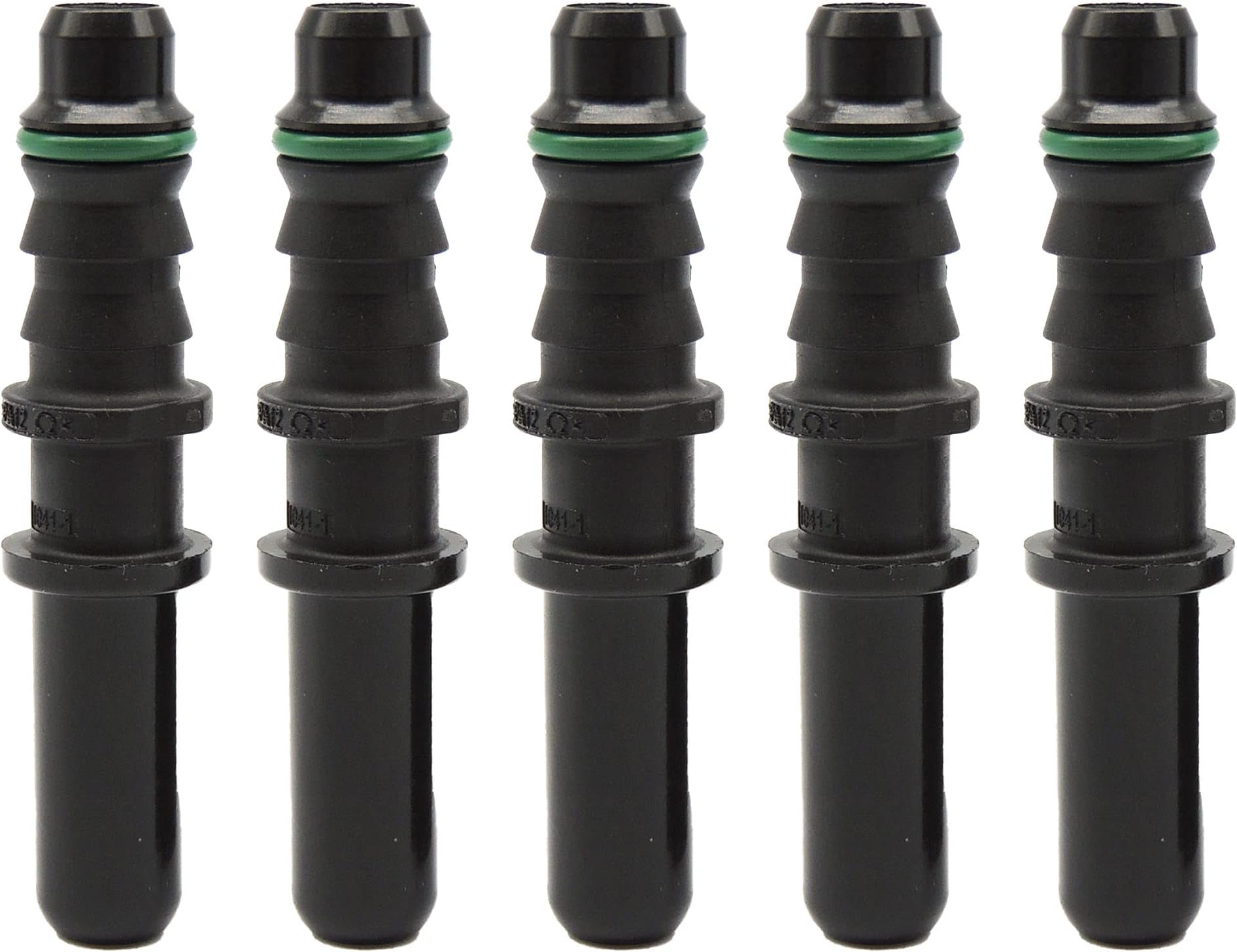 HiSport 5pcs Male Connector - Fuel Line Hose Straight Quick Release 7.89mm ID6 for Auto