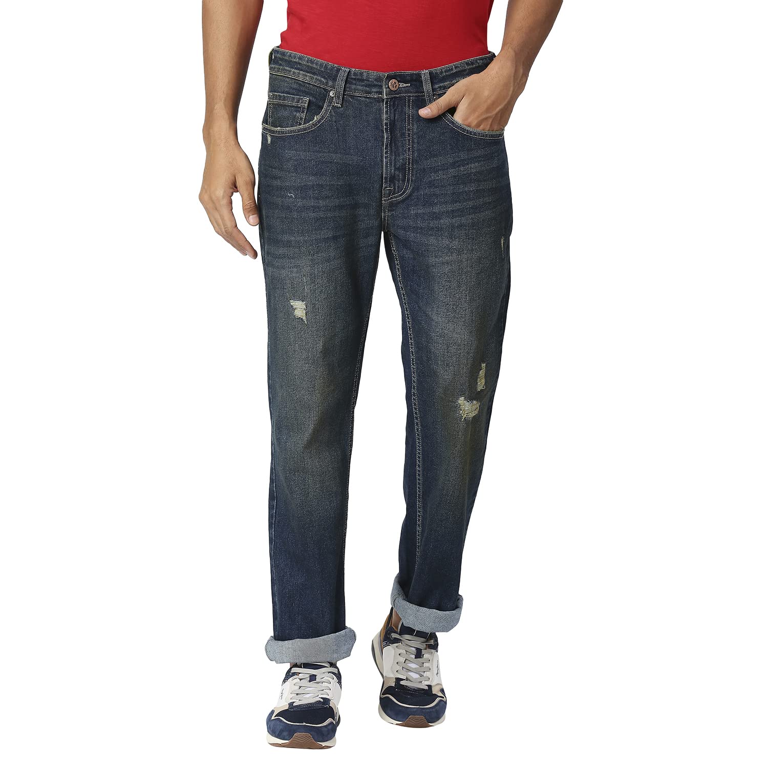 Men Regular Fit Jeans-image-0