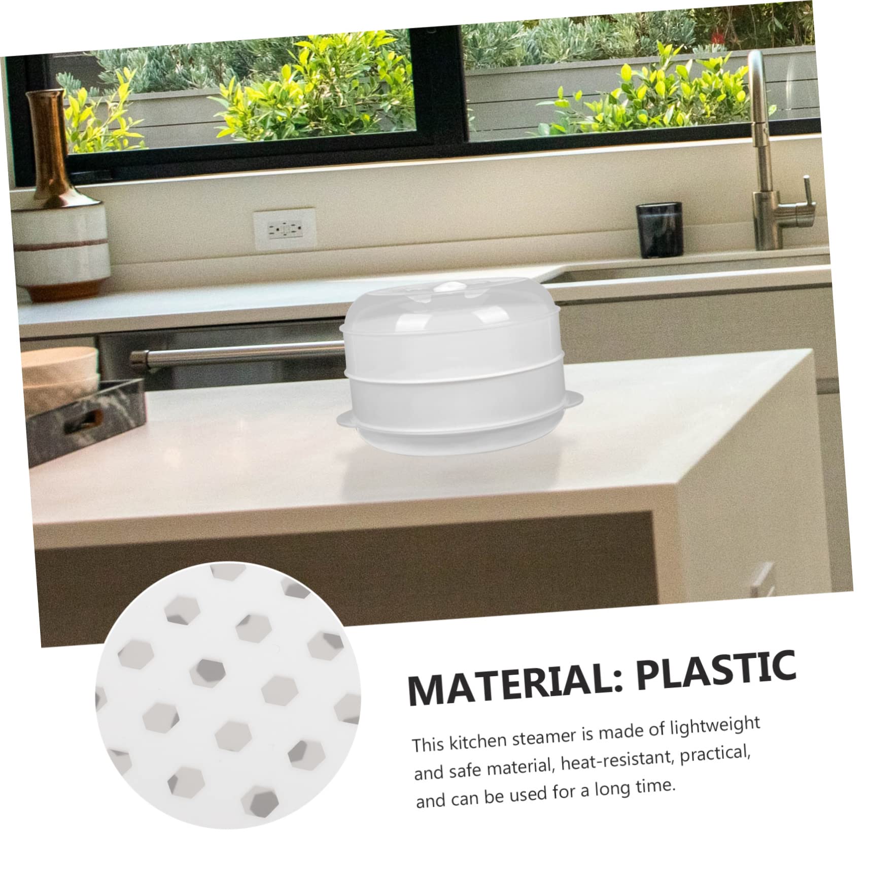 Pentola A Vapore Per Microonde Cabilock - Con Filtro Rimovibile, Coperchio, Per Verdure E Pesce - Foto 12