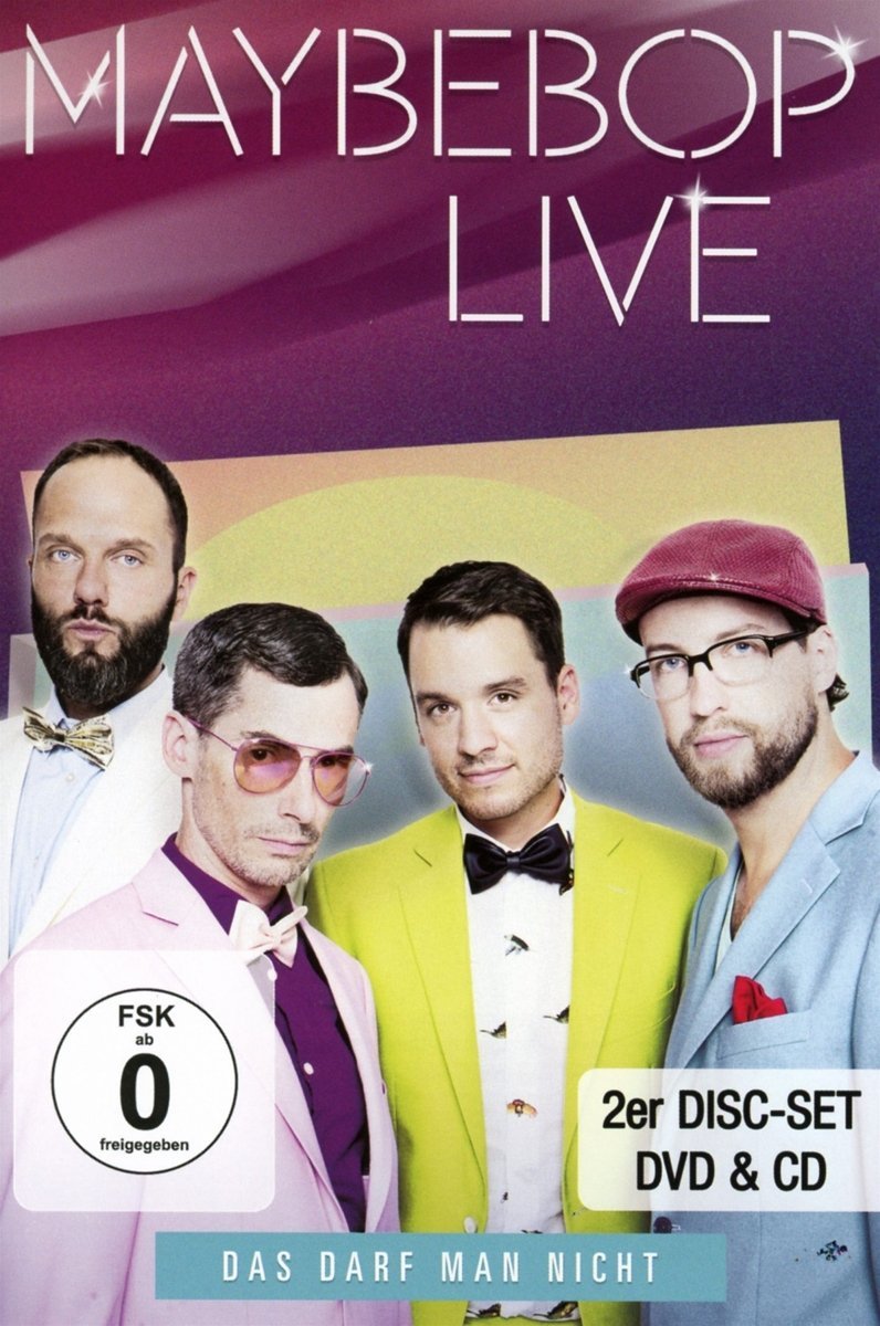 Maybebop - Das darf man nicht/Live CD para Disfrutar de Música Vocal en Casa