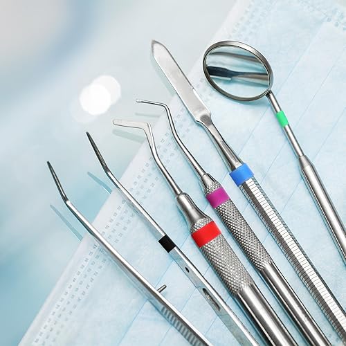 Miniatura 9 de EXCEART 160 Uds. Código de Color Dental Anillos Multicolor Universal Silicona Instrumento Dental Autoclavable Desinfección Ortodoncia Accesorio para