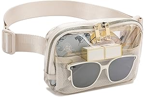 Ultralight Clear Fanny Pack Belt - Water-Resistant Fanny Bag for Men and Women