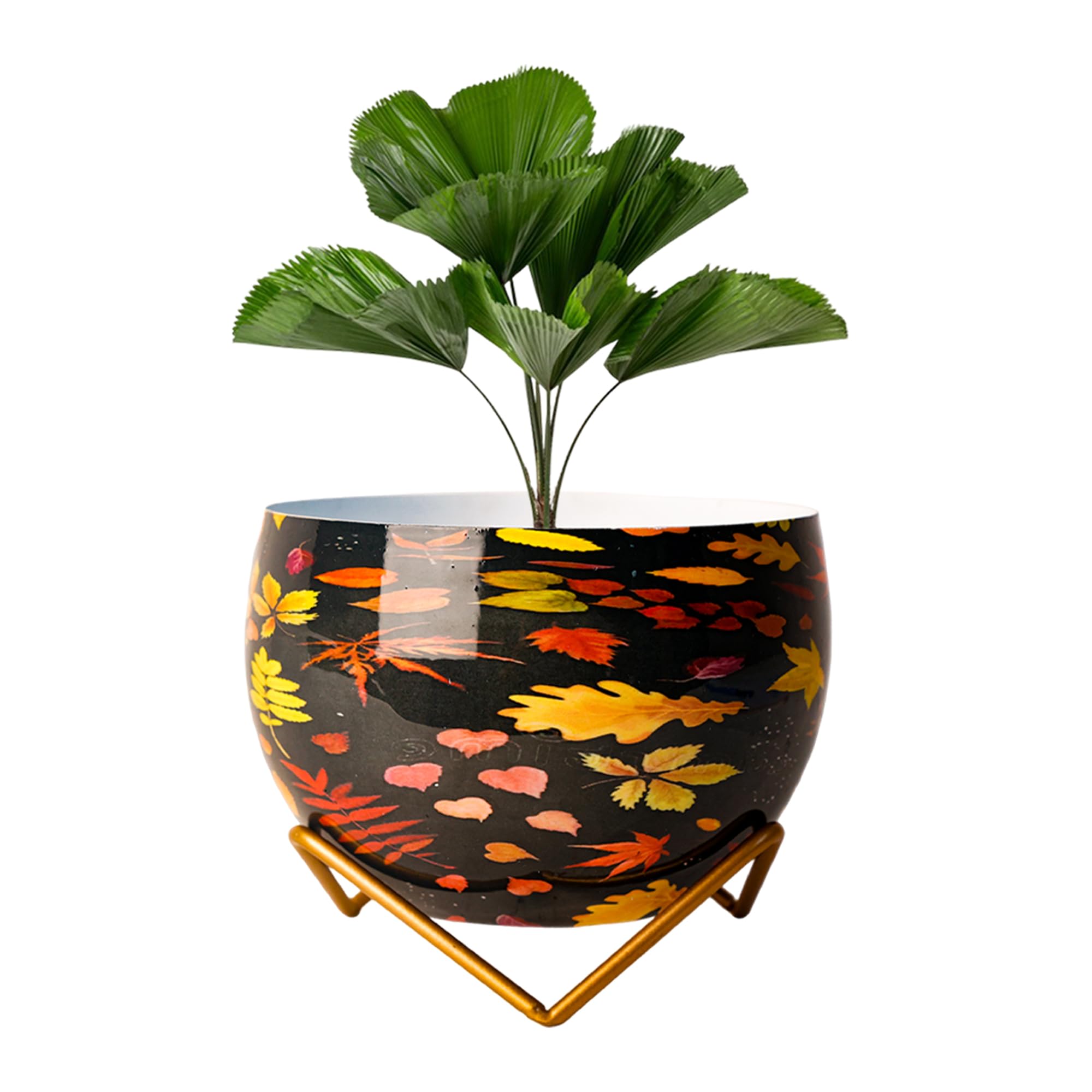 Metal Flower Vase Planter - Elegant Home Décor -16