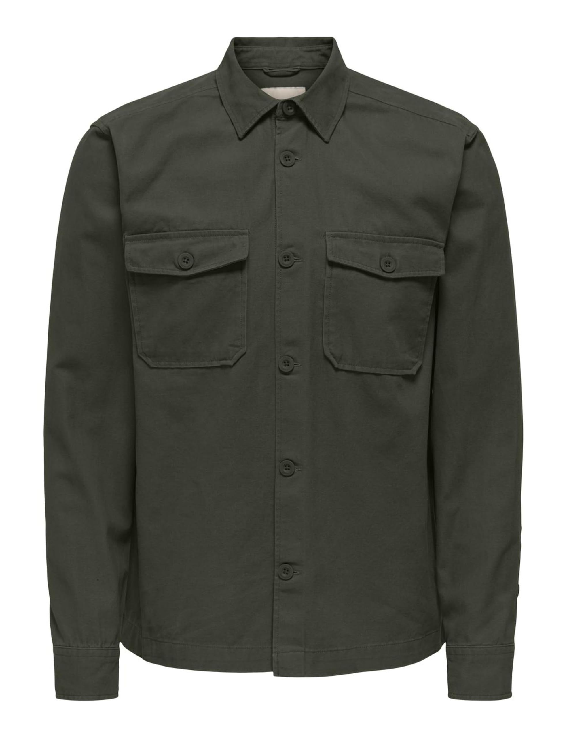 ONLY & SONS Onslev 0359 Canvas Overshirt, Rosin, L