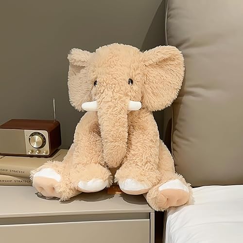 Miniatura 2 de Animales de peluche de elefante grande de 19.2 pulgadas, juguete de peluche de elefante inteligente para niños, niñas y mujeres, decoración de