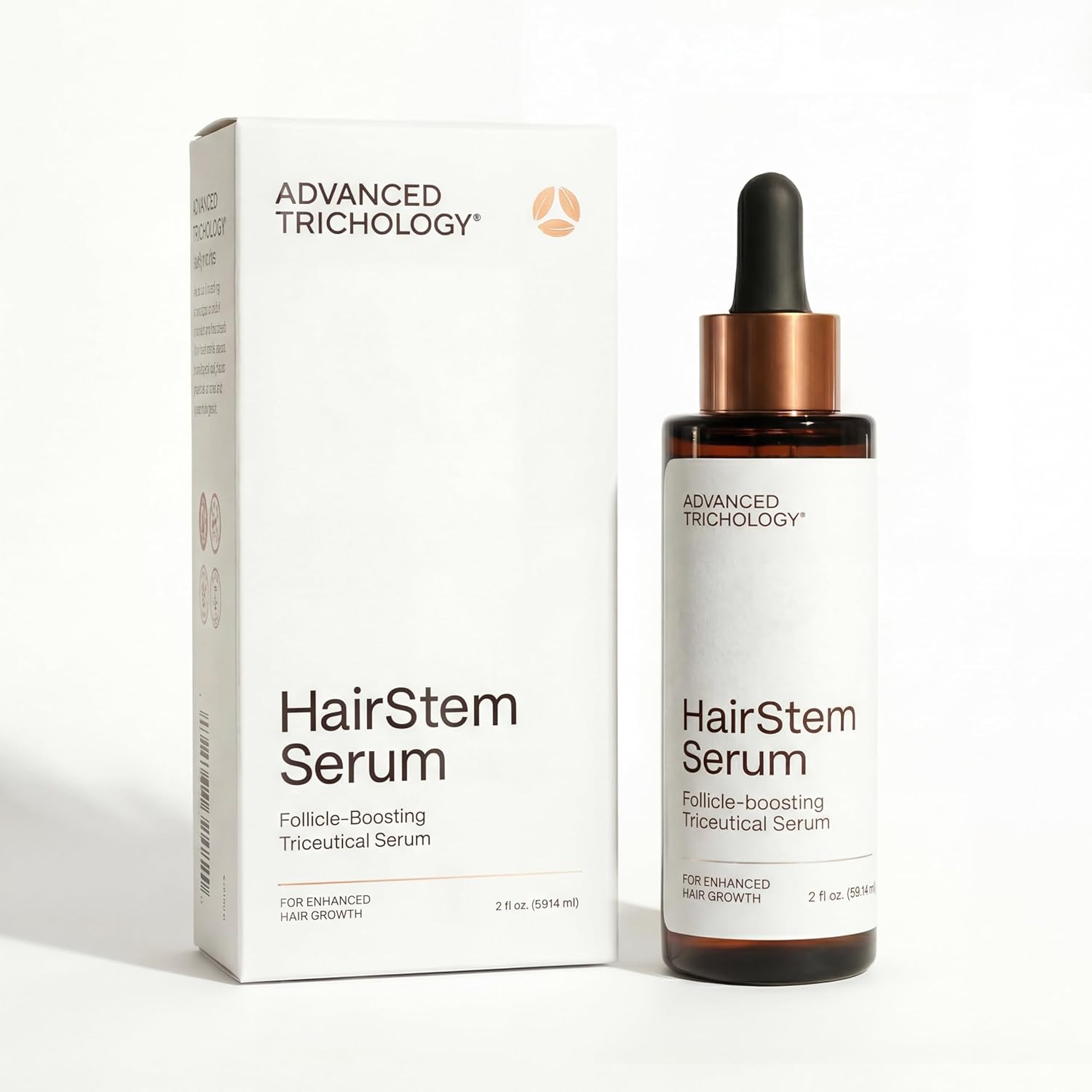 HairStem Follicle-boosting Triceutical Serum for Thicker Fuller Hair | Triple-Action, Multi-Zonal Topical Serum for Hormonal, Nutritional, and Inflammatory-Related Hair