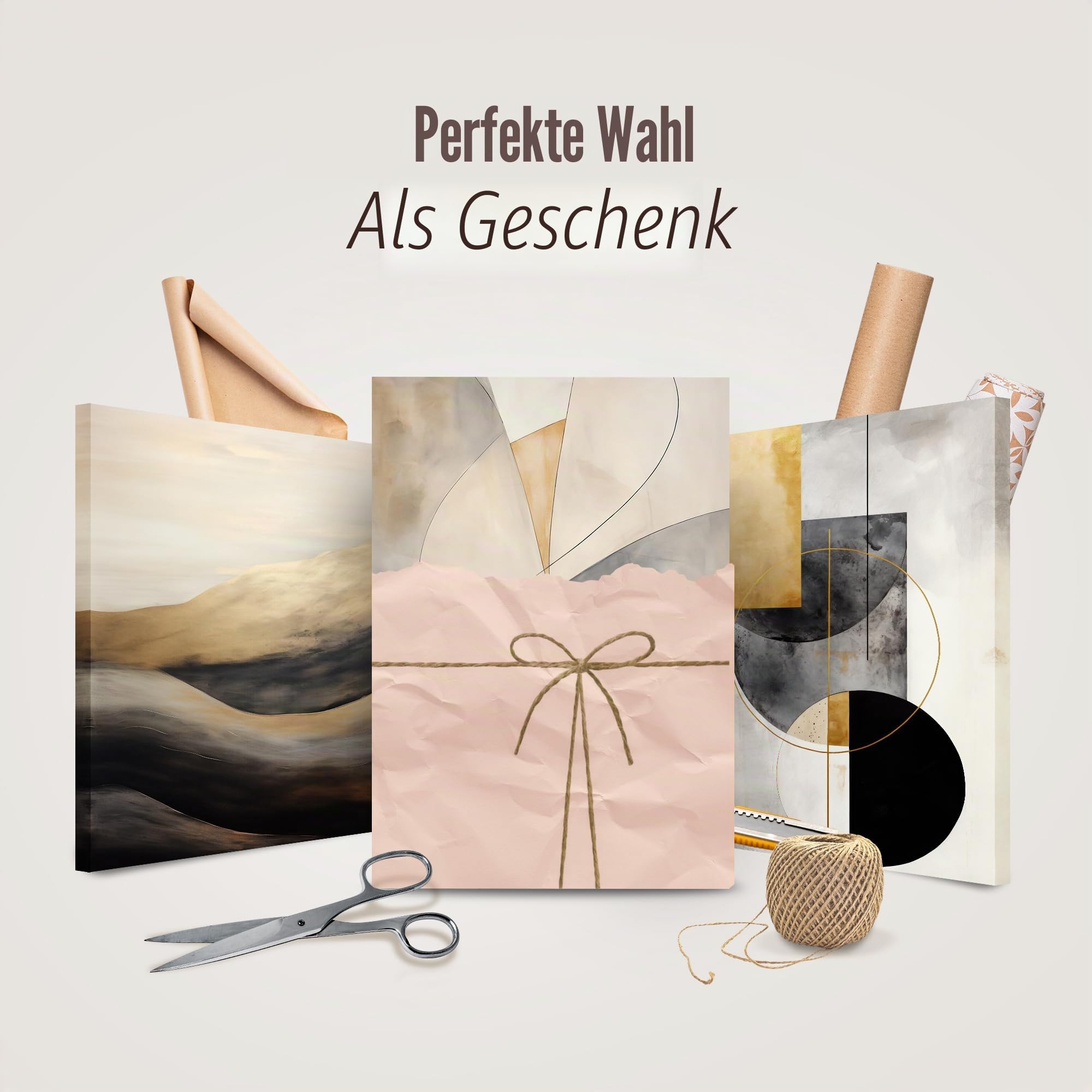 Feeby Bilder Meer Grass Strand Sonnenuntergang XXL 120x80 cm 1Teilig Wohnzimmer Schlafzimmer Wandbilder Leinwandbilder Bild auf Leinwand Kunstdruck Wanddeko Nordsee Landschaft Wasser Orange