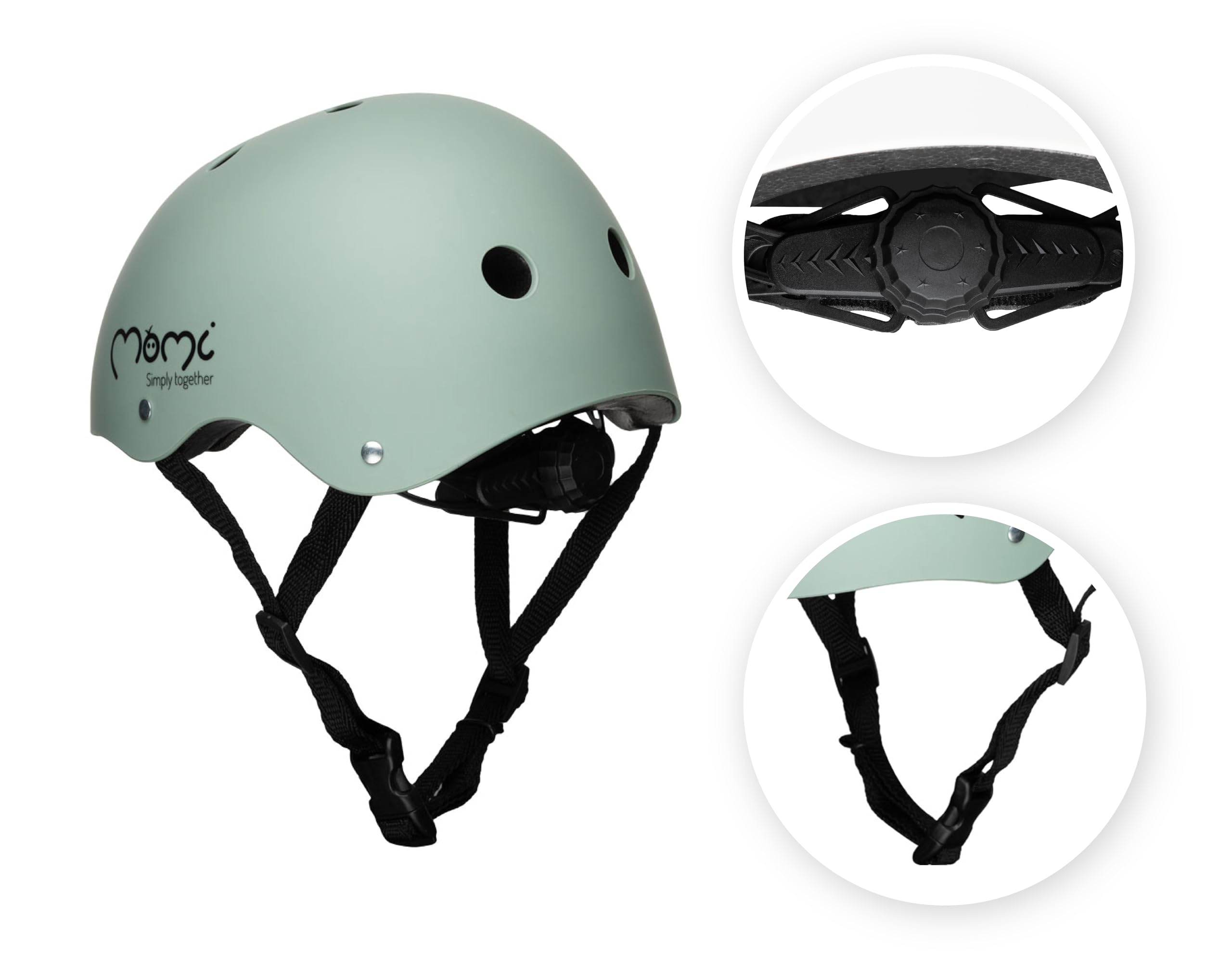 Casco Ajustable para Niños 1-4 Años 47-58 cm Bicicleta Prueba de Golpes 11 Orificios Ventilación