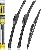 5 PLUS Silicone Wiper Blades Set of 3 (22"+22"+13") for 2015-2020 GMC Yukon, Chevy Suburban & Tahoe - All-Weather Replacement
