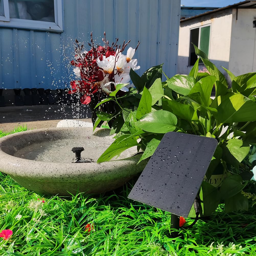 Pannelli solari, Pompa dell'acqua a pannello solare da 5 W V 200 l/h con palo